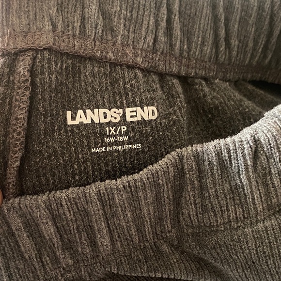 💛 Lands' End Gray Women's Trousers - Picture 6 of 6